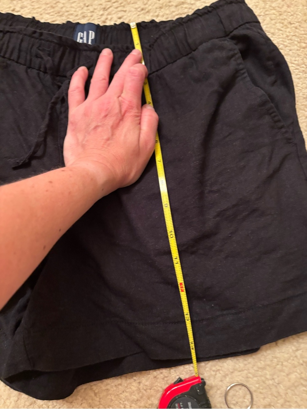 Gap basic linen shorts, L - Picture 5 of 9